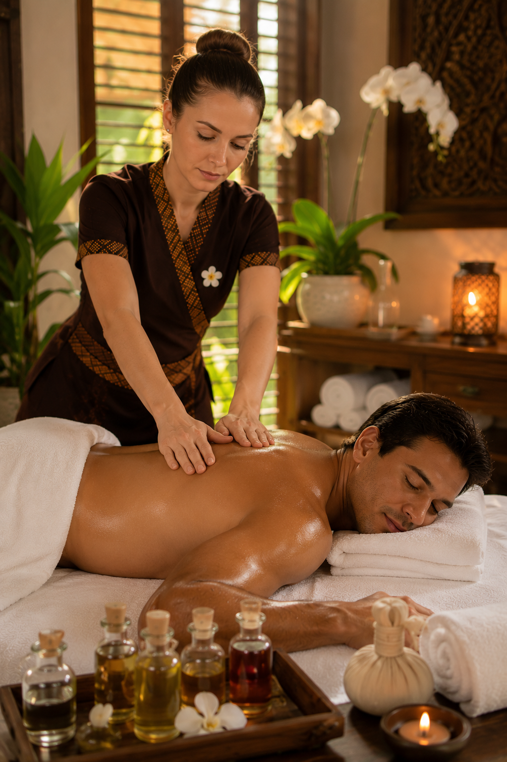 Aromatherapy massage